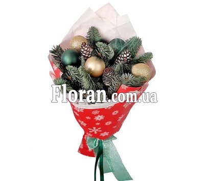 Букет из елки на Новый год