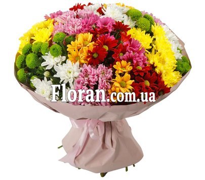 Букет кущових хризантем