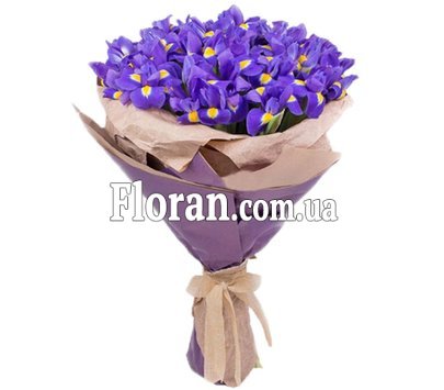 Букет синіх ірисів