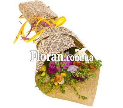 Freesia in a bouquet