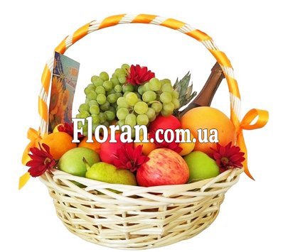 Fruit basket for a man