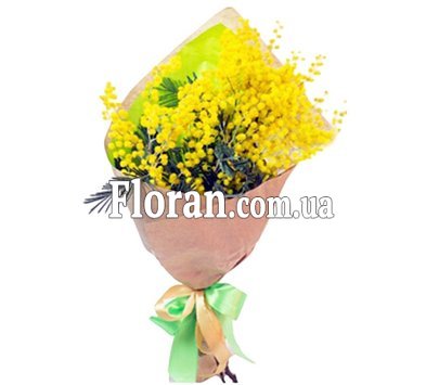 Маленький букет мімоз