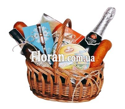 Мужская корзина в подарок