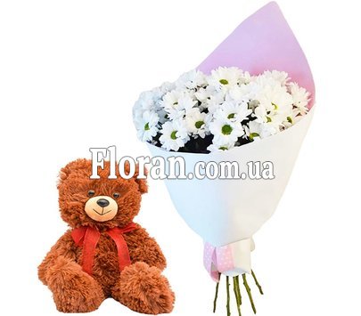 М'які іграшки з квітами