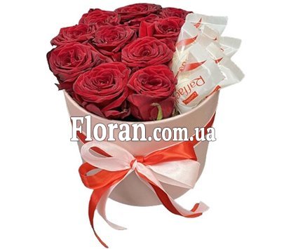 Набор квіти і цукерки