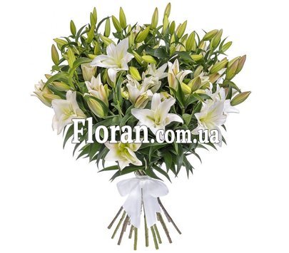 Шикарний букет лілій