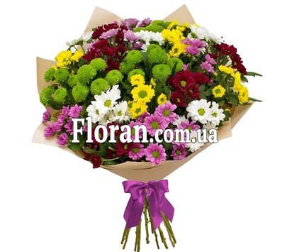 25 хризантем