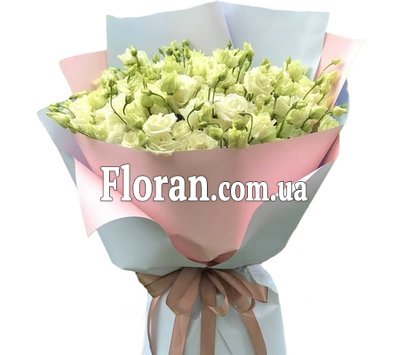 Белые эустомы