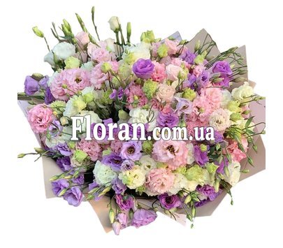 Большой букет эустома