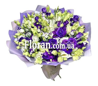 Букет квітів еустоми