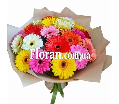 Букет цветов герберы
