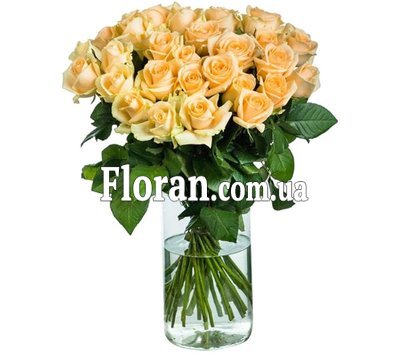 Букет цветов персикового цвета