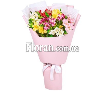 Букет із 7 альстромерій