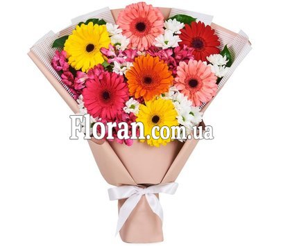 Bouquet of flowers of different colors