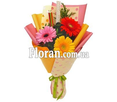 Букет із гербер на 1 вересня