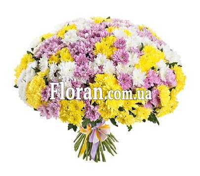 Букет из хризантем