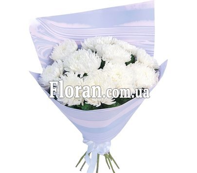 Букет із одноголових хризантем