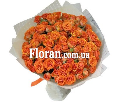 Orange rose bouquet