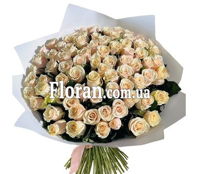 Букет кремового цвета