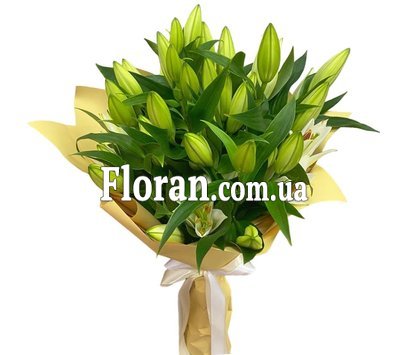 Букет білих лілій