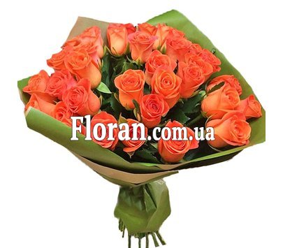 Букет оранжевого цвета