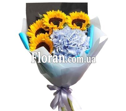 Букет із соняшником
