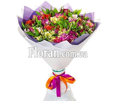 Букети з альстермерією