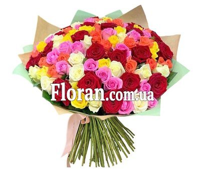 Цветы 101 роза