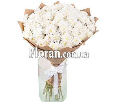 Хризантеми білі букет