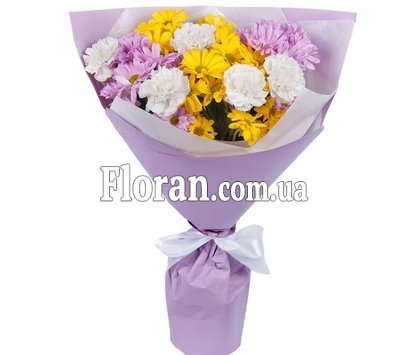 Хризантеми та гвоздики