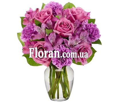 Beautiful purple bouquet