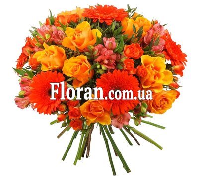 Men's bouquet of flowers for the day