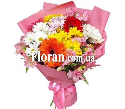 Unusual bouquet as a gift