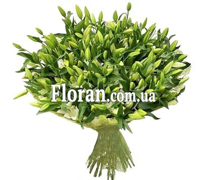 Величезний букет лілій