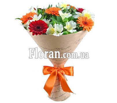 Осіння композиція з квітів