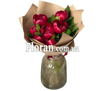 Пионы в крафте