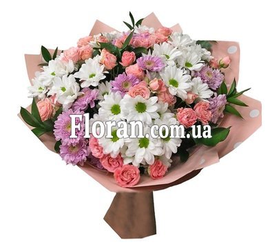 Поздравительный букет цветов