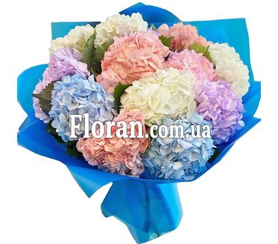 Стильний букет гортензії