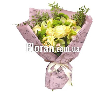 Winter bouquet of flowers