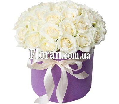 31 троянда в коробці