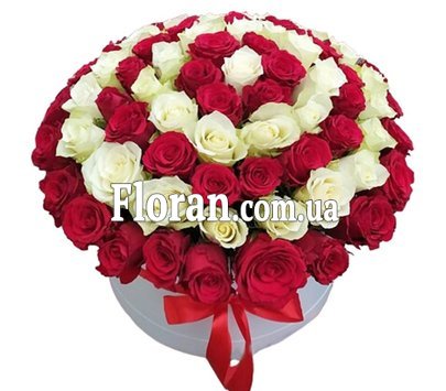 Велика коробка троянд