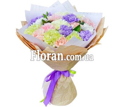 Bouquet of dianthus mix