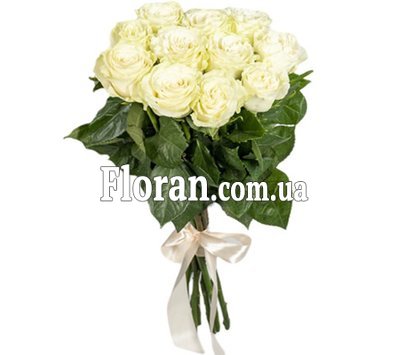 Букет из 11 белых роз