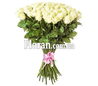 Букет роз на длинной ножке