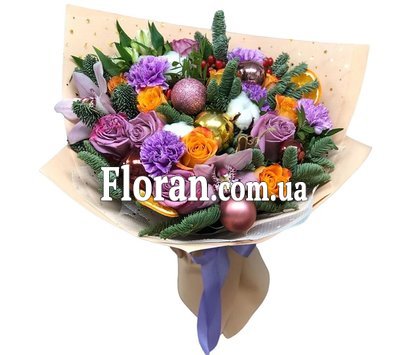 Фантастичний новорічний букет