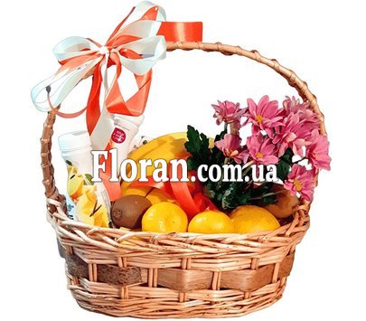 Фруктово-квітковий кошик