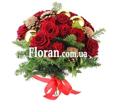 Класичний новорічний букет