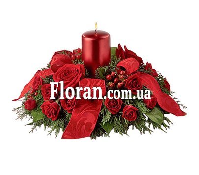 Композиція на стіл на Новий рік