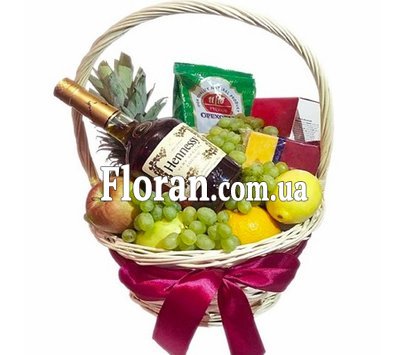 Корзина с фруктами для мужчины - код товара FL-1949.
