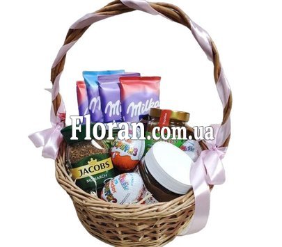 Coffee and sweets basket
